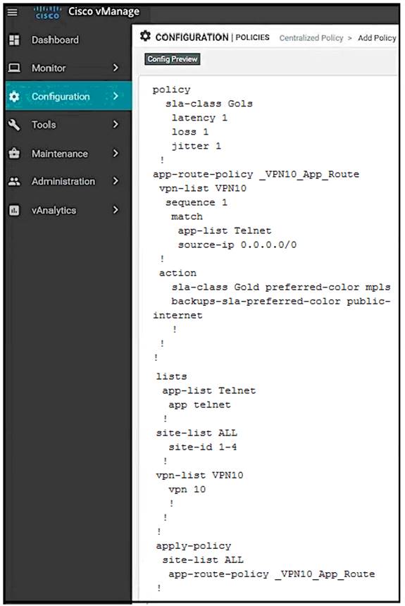 300-415 dumps exhibit