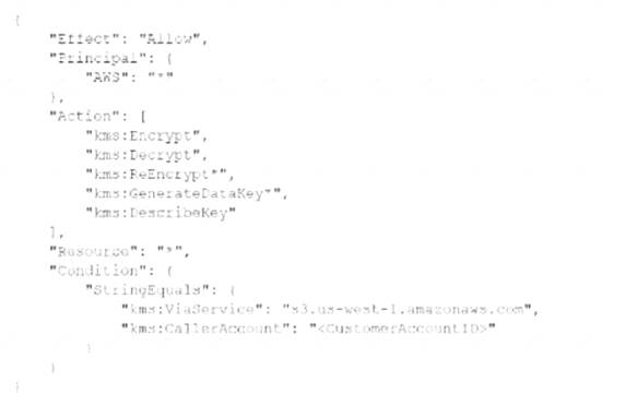 AWS-Certified-Security-Specialty dumps exhibit