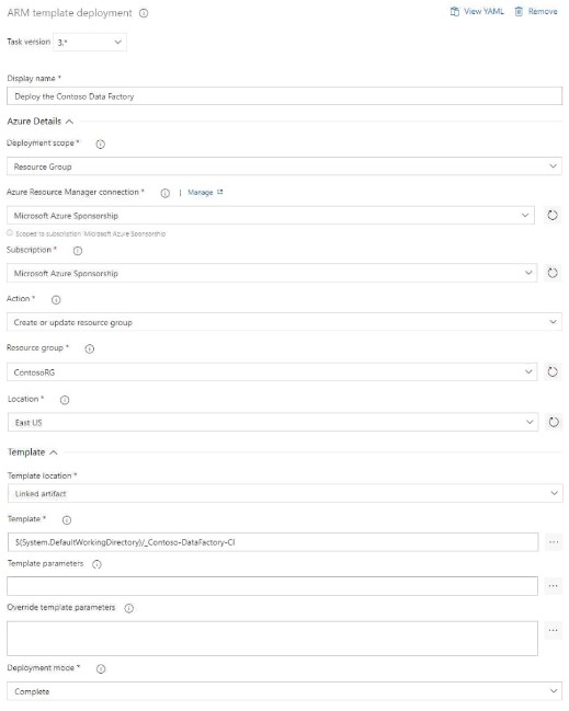 AZ-400 dumps exhibit