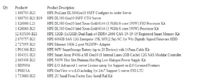 HPE0-V14 dumps exhibit